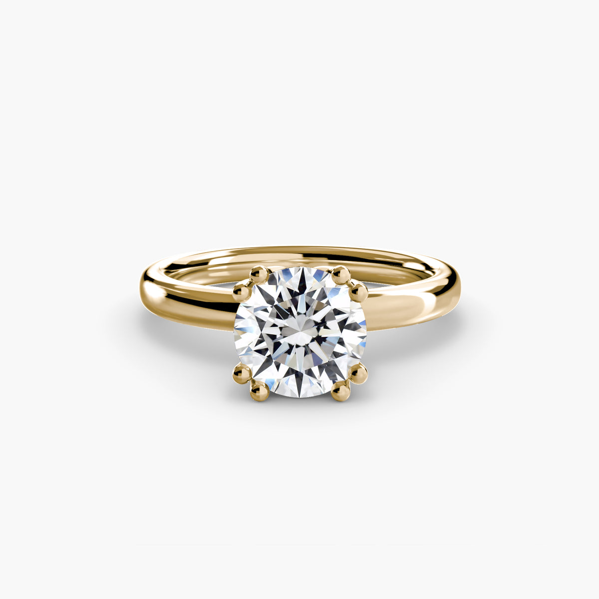 Anello Solitario Sole