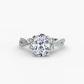 Anello Twist Pavé