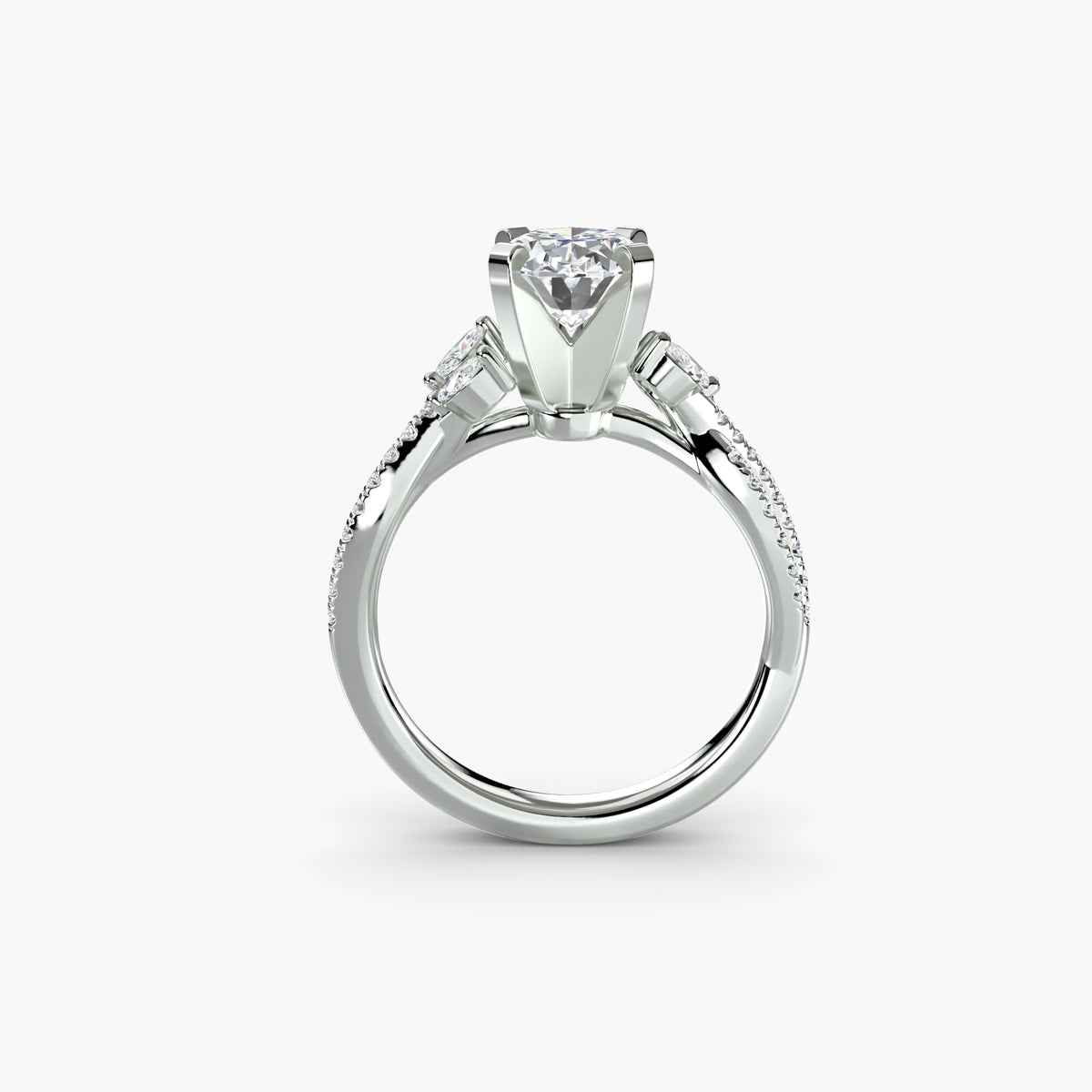 Twist Pavé Ring