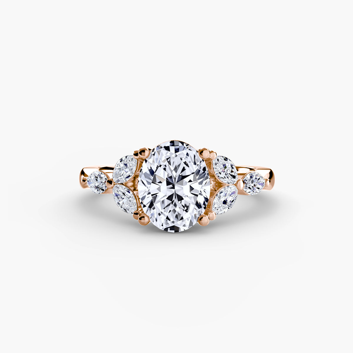 Ring with Side Clusters