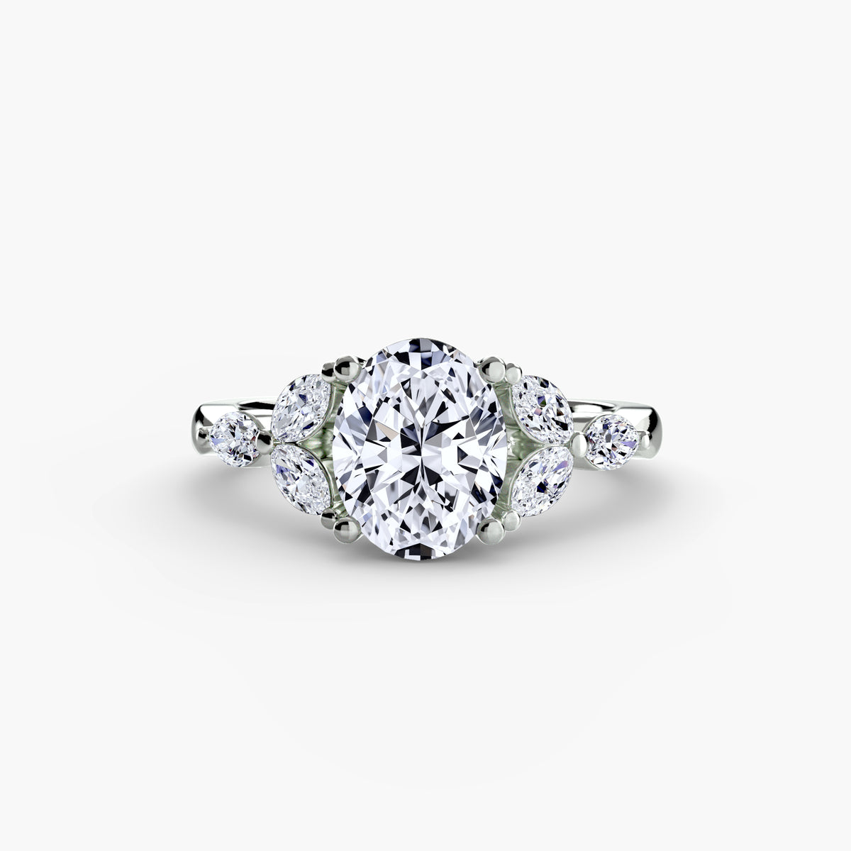 Ring with Side Clusters