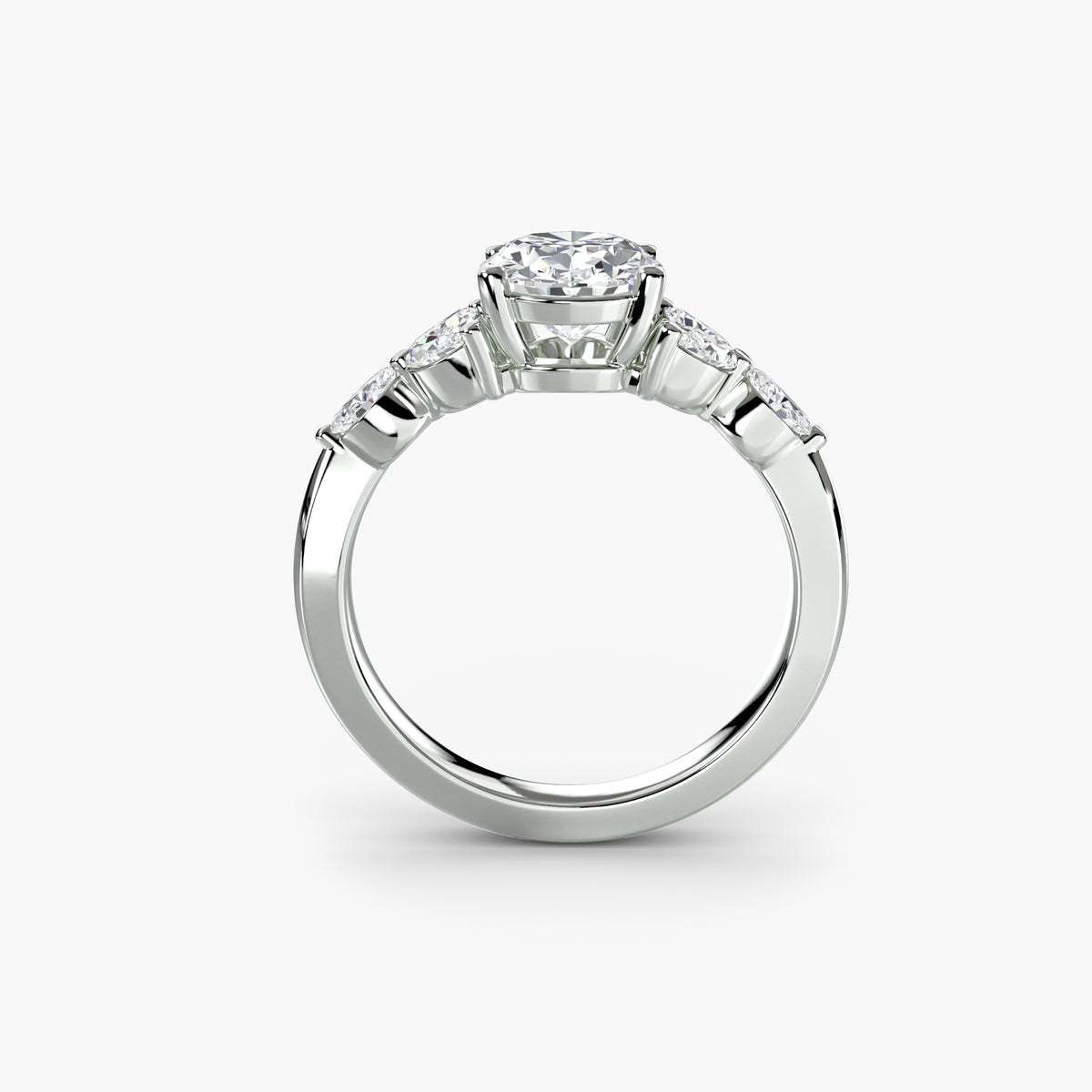 Ring with Side Clusters