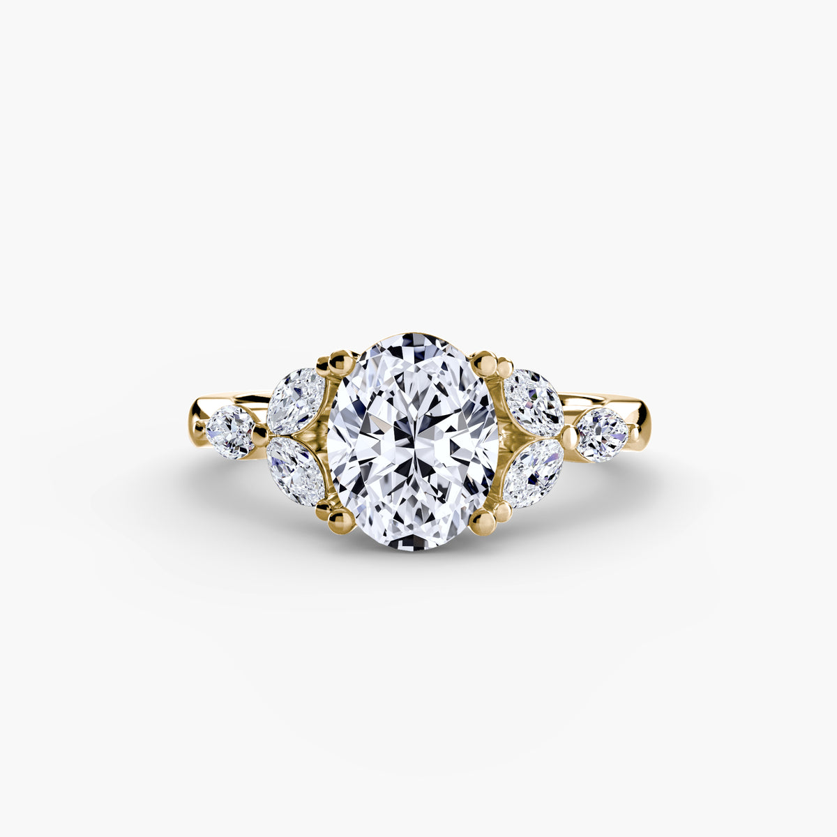 Ring with Side Clusters