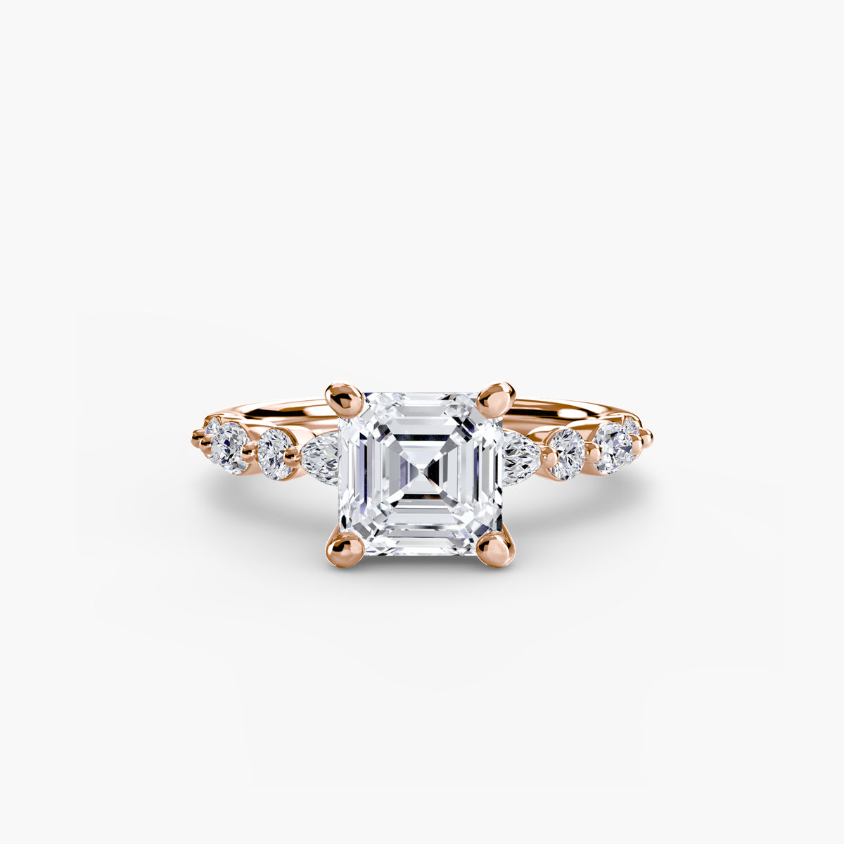 Solitaire with Night Eternity Pavé
