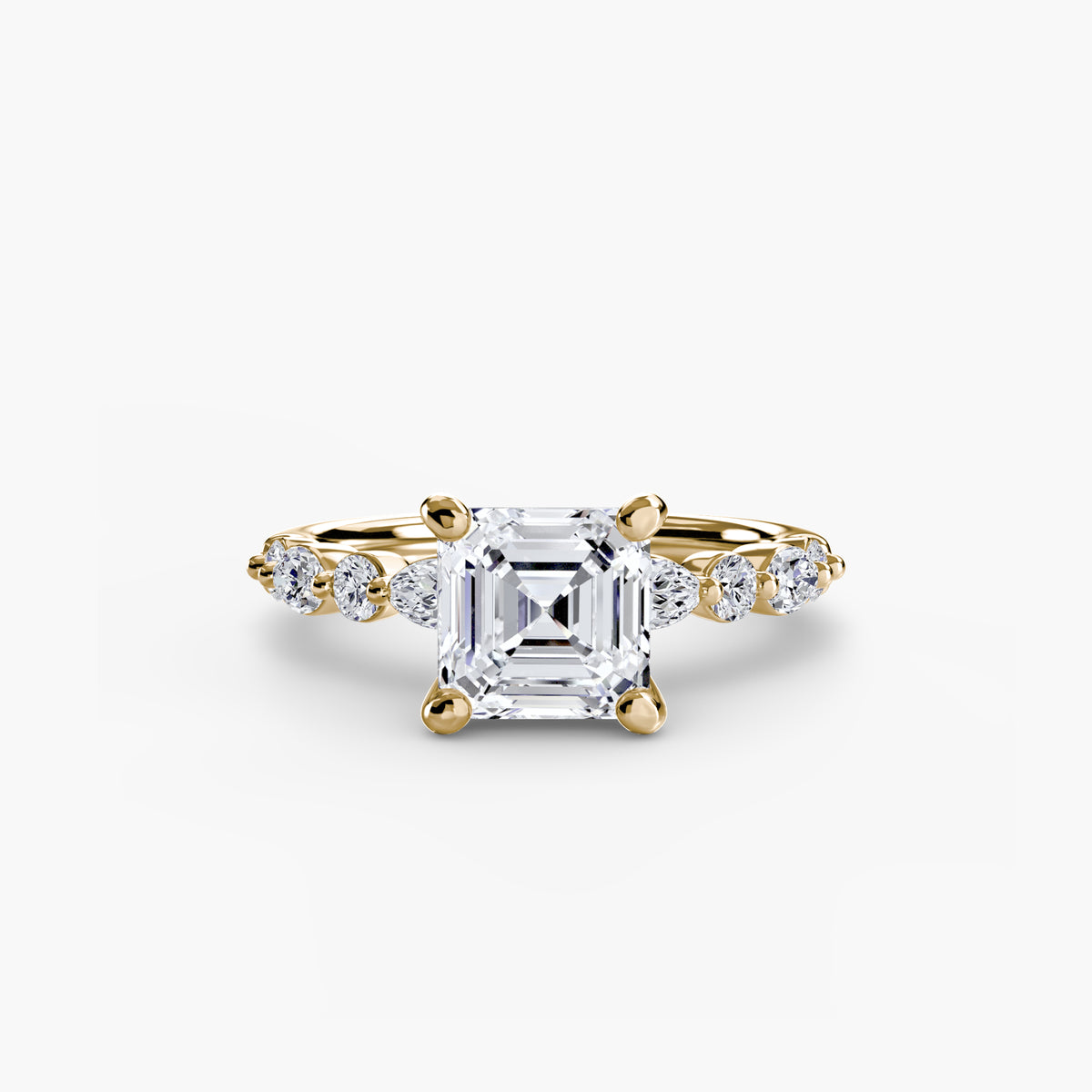Solitaire with Night Eternity Pavé
