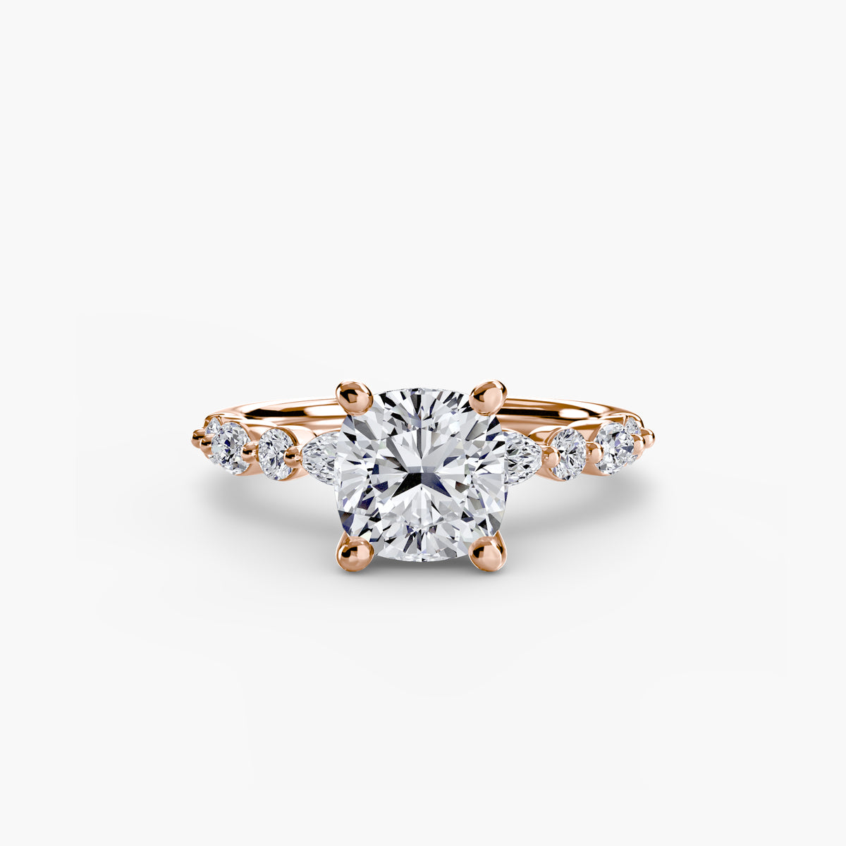 Solitaire with Night Eternity Pavé
