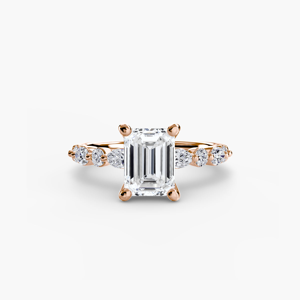 Solitaire with Night Eternity Pavé