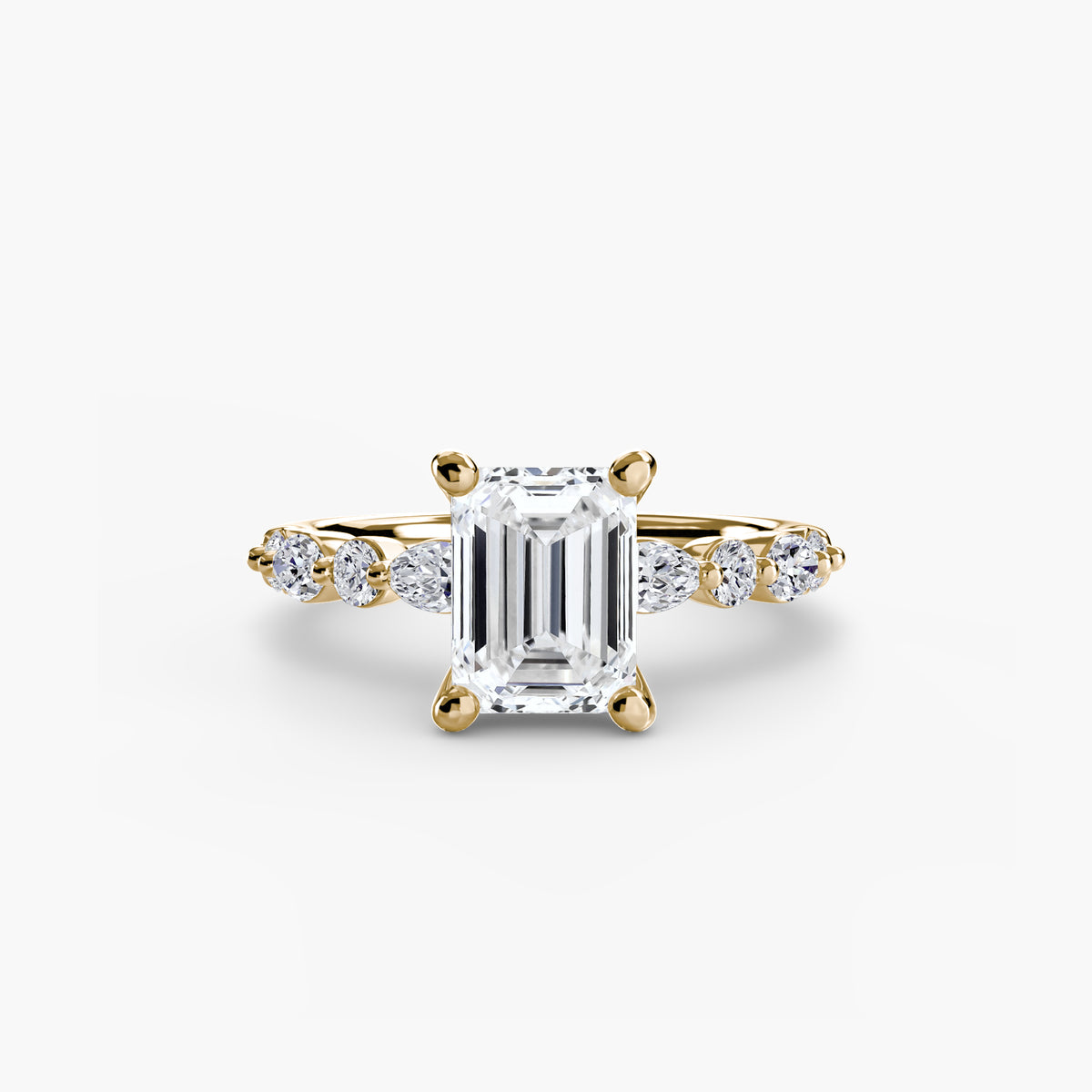 Solitaire with Night Eternity Pavé