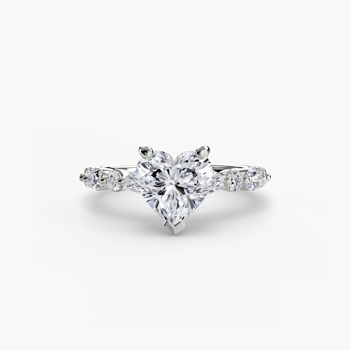 Solitaire with Night Eternity Pavé