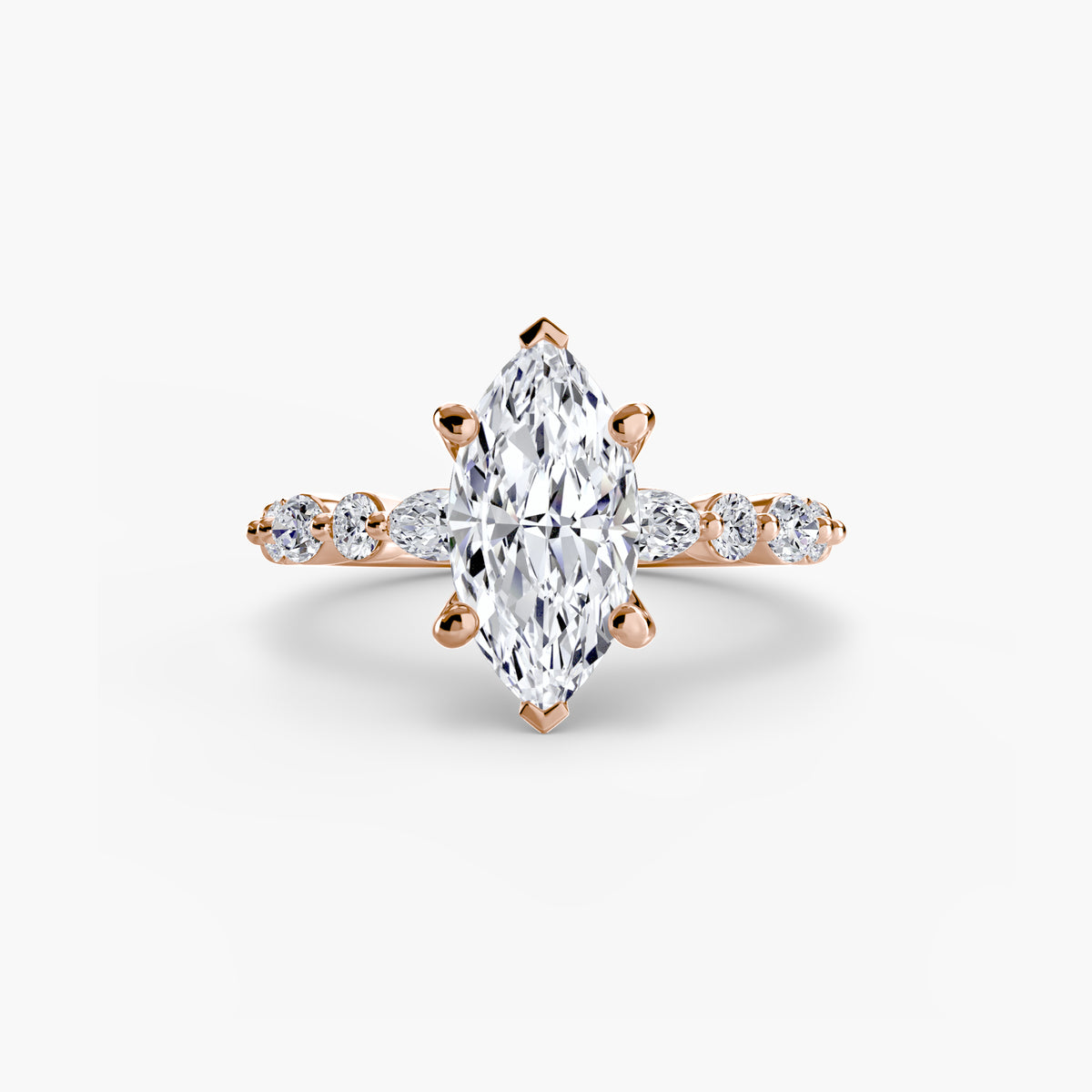 Solitaire with Night Eternity Pavé