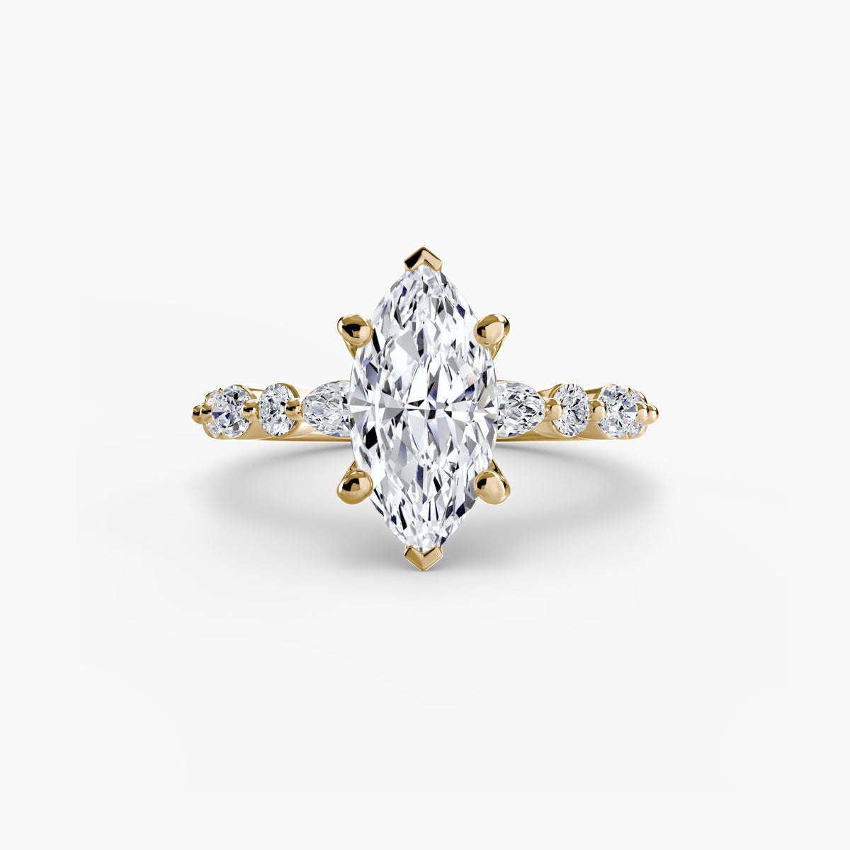 Solitaire with Night Eternity Pavé