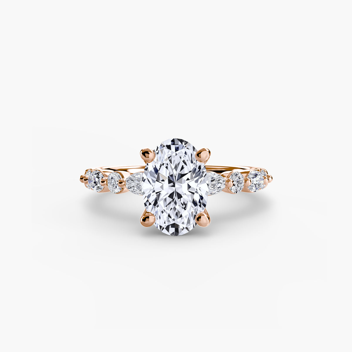 Solitaire with Night Eternity Pavé