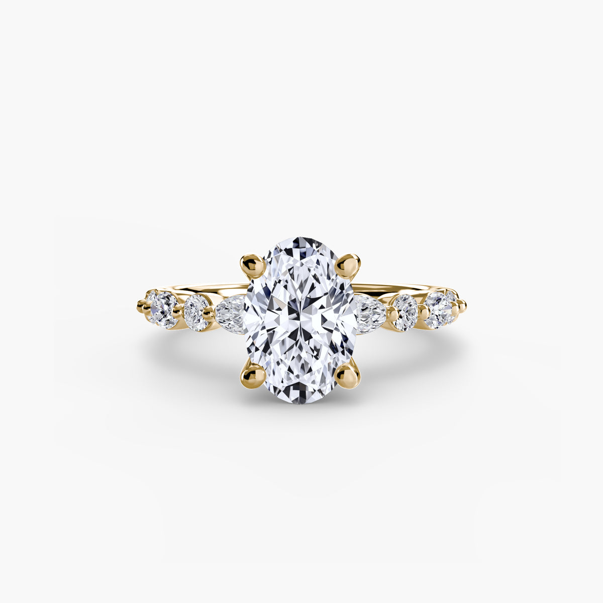 Solitaire with Night Eternity Pavé