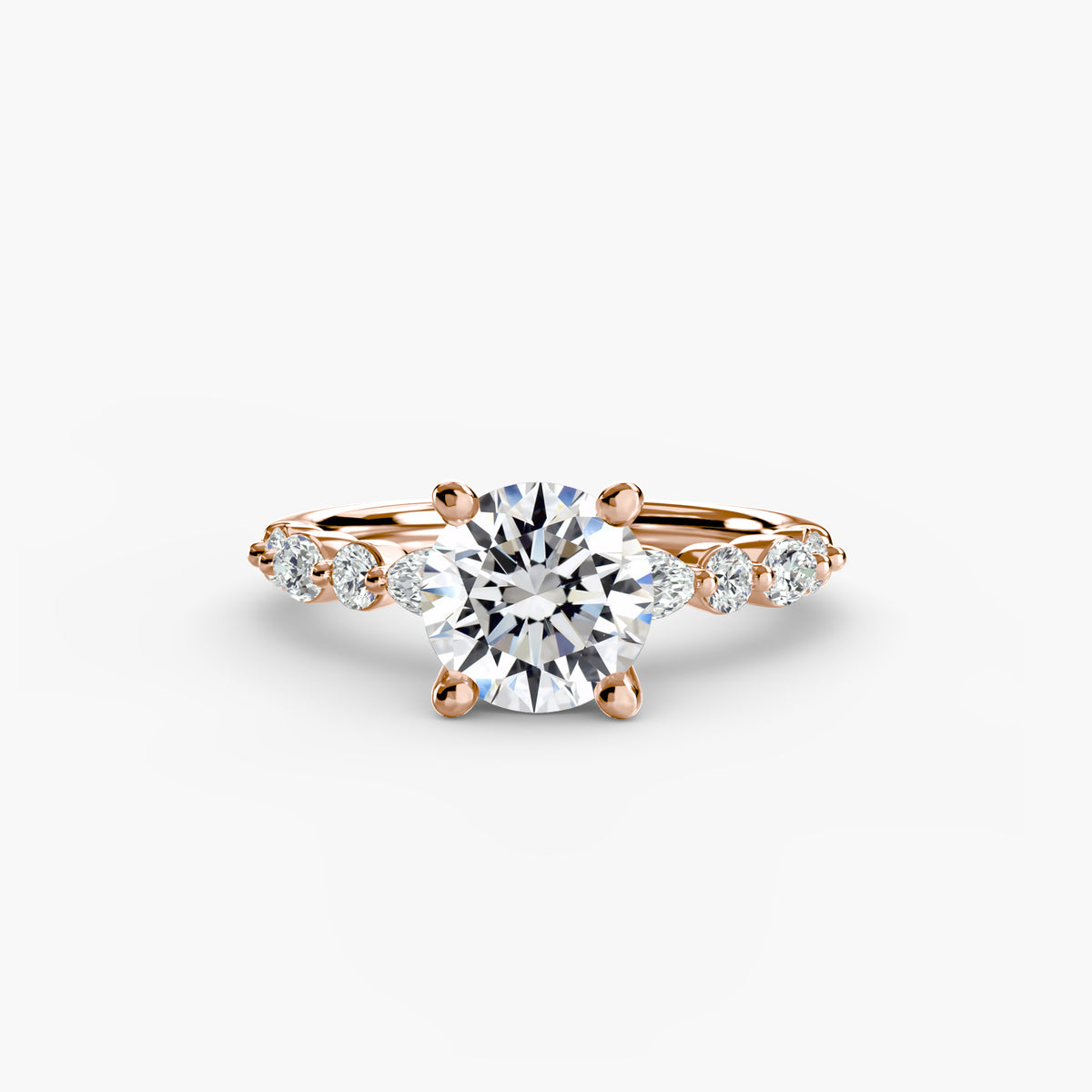 Solitaire with Night Eternity Pavé